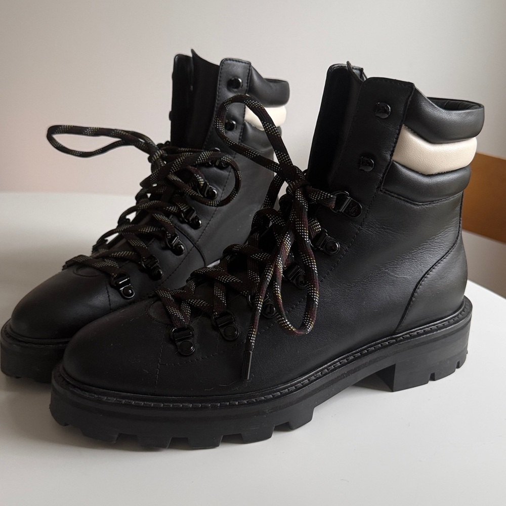 Jimmy Choo Eshe Lace-Up Combat Boots